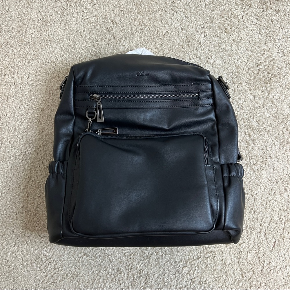 Leather Backpack for Women Travel Backpack with Tassel